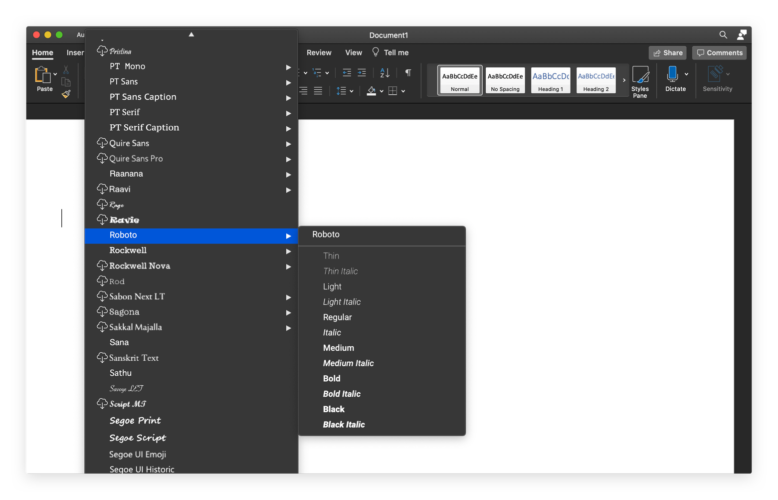 download fonts for word mac